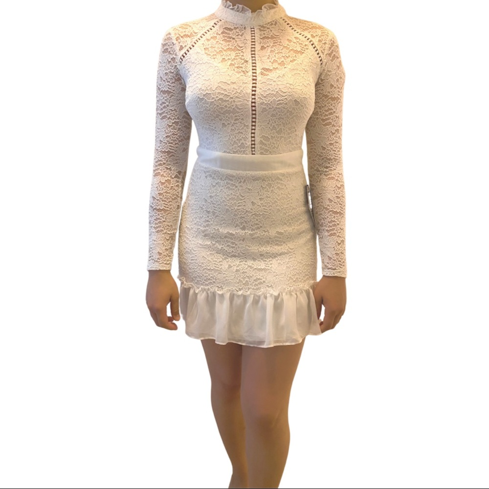 B. Darlin from Macy’s, white laced dress size 5/6 .